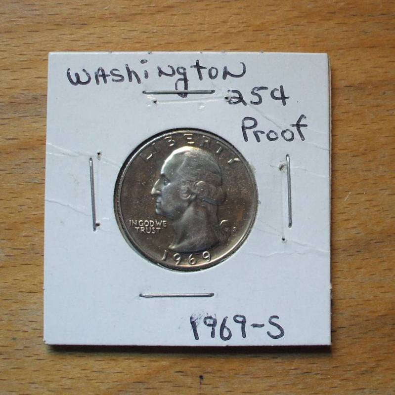 1969-S PROOF WASHINGTON QUARTER