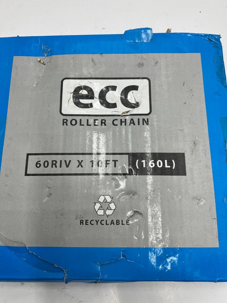 ECC 160L Roller Chain 60 RIV x 10ft Long Heavy Duty Replacement