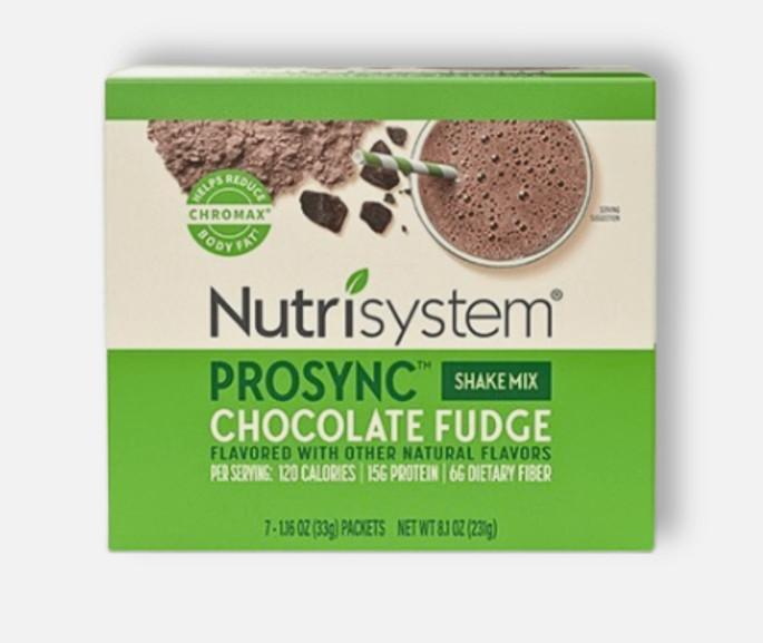 Nutrisystem Prosync Meal Replacement Protein Powder Nutrition Drink Mix. 7 packe