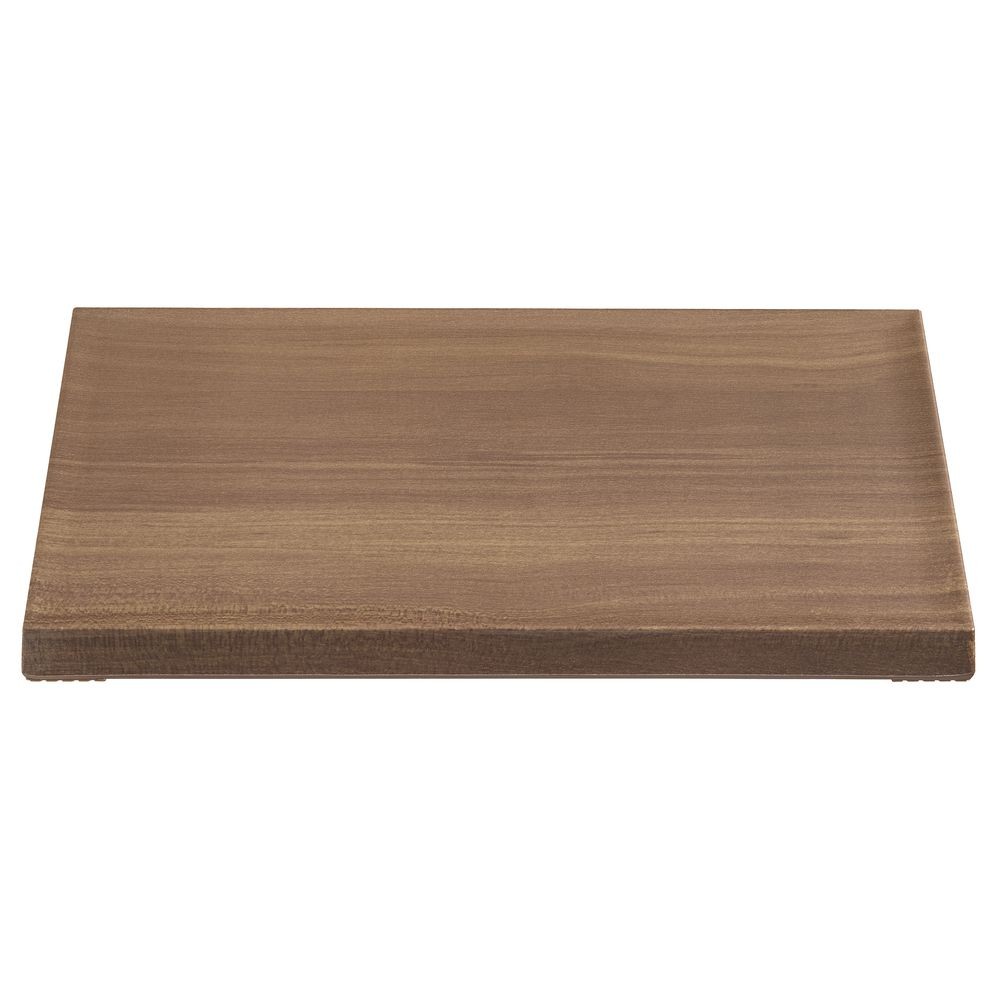 HUBERT Acacia Melamine Replacement Top for Rectangular Riser - 10 1/2"L x 6