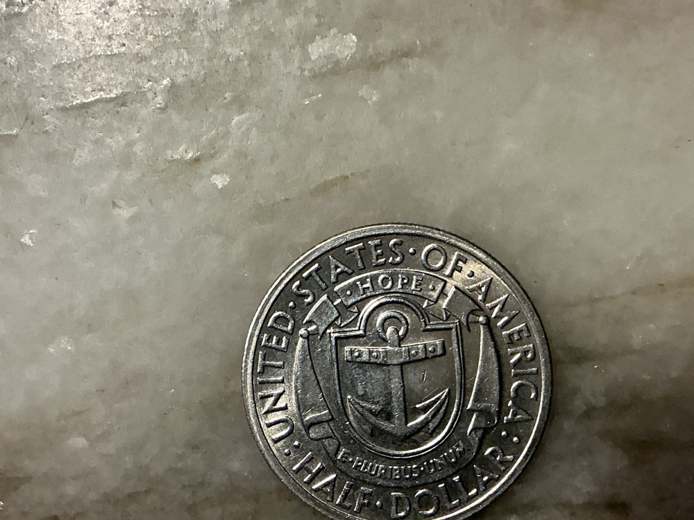 1936 RHODE ISLAND SILVER COMMEMORATIVE HALF DOLLAR BU