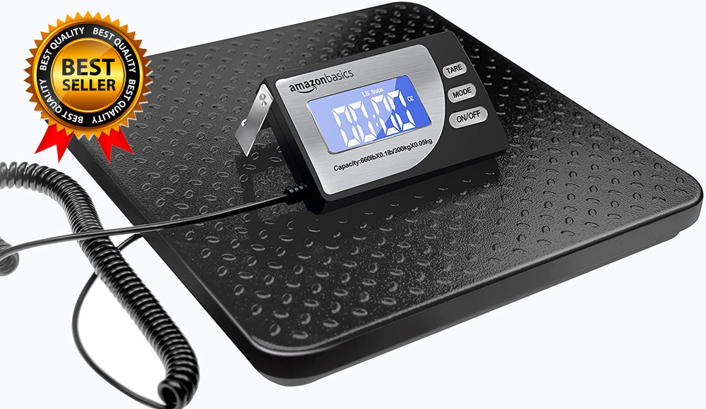 Digital Postal Scale, Heavy Duty Weighing Platform for Packages