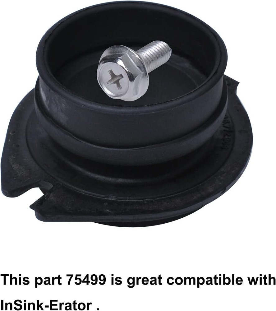 Anti-Vibration Flex Coupler Tailpipe Mount for Insink-erator - Replaces 74085