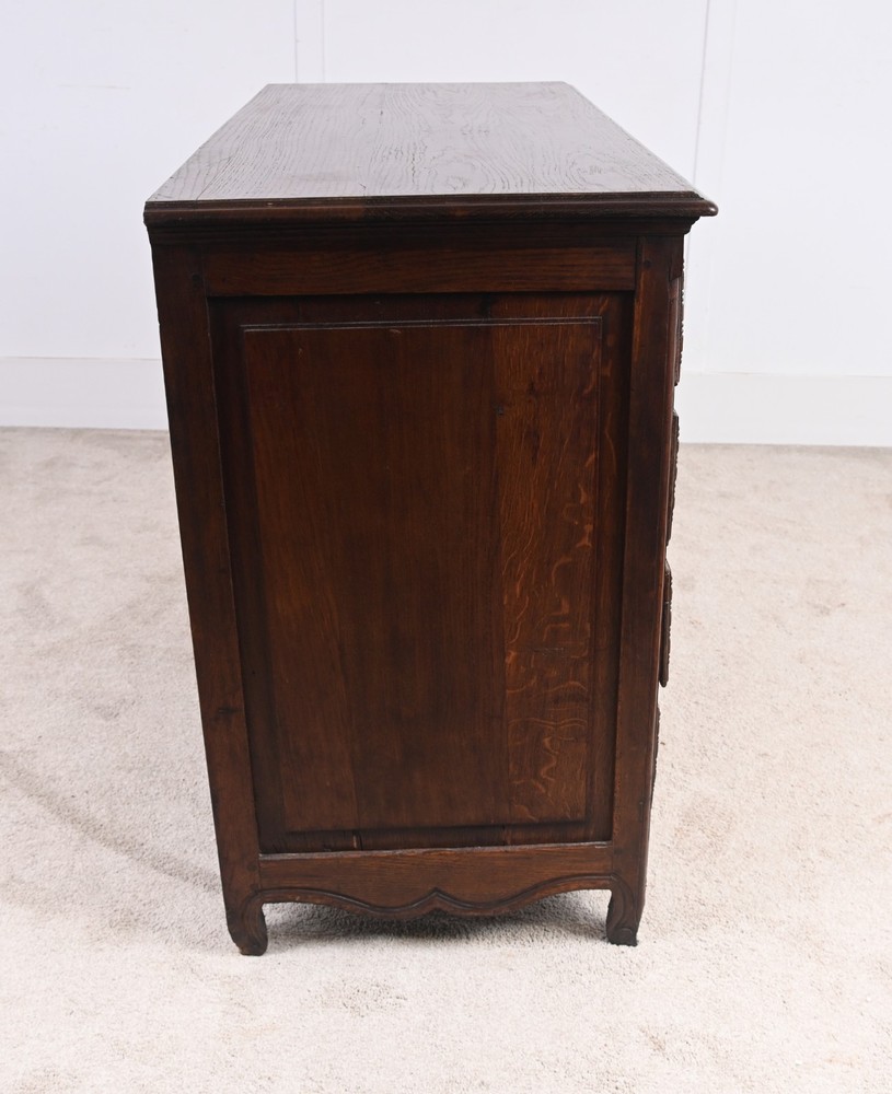 French Provincial Normandy Commode 1780 Oak Chest Drawers