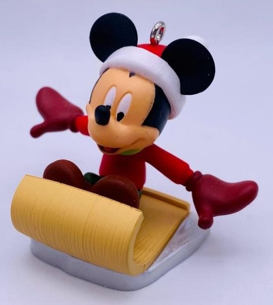 2012 Downhill Dashin' Mickey Hallmark Ornament