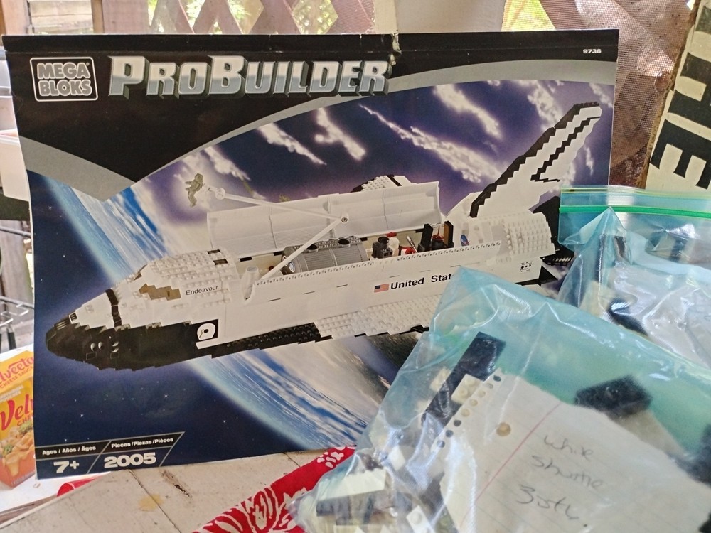 NASA White Shuttle LEGOS