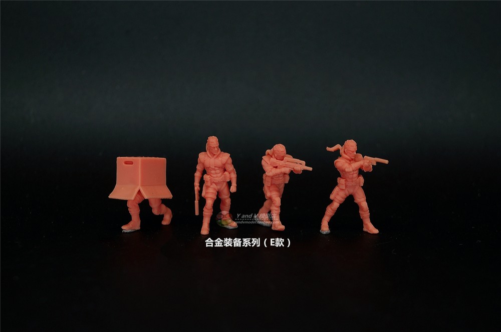 3D Printed 1/72 Metal Gear Solid Series 4 Soldier Man Plain Model NEW！
