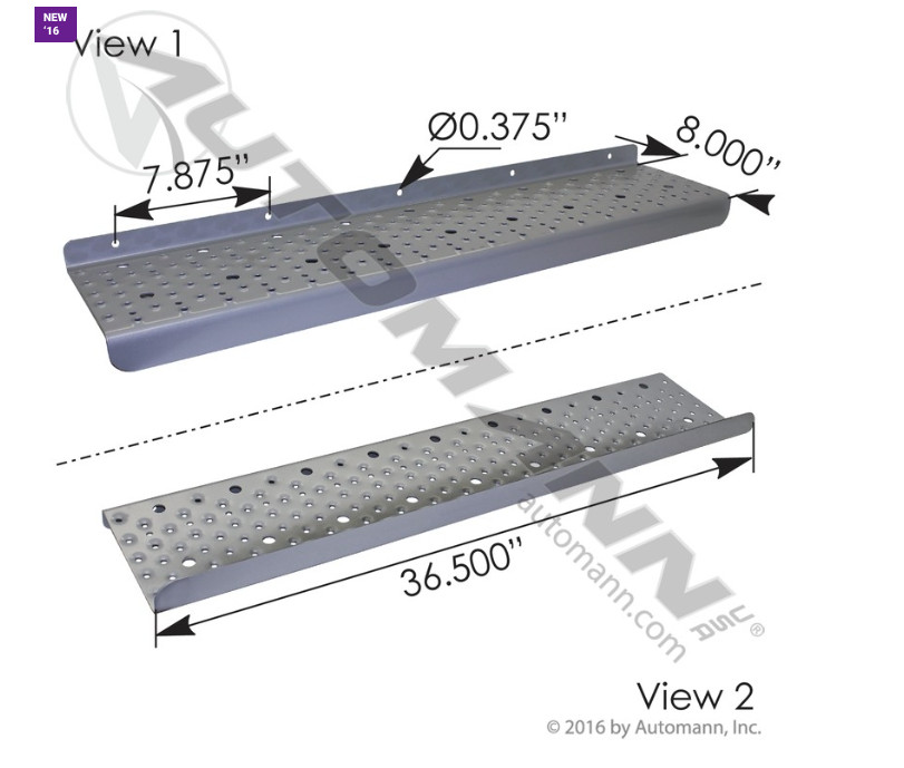 M46374 Freightliner Style M2 Truck Side Cab Step