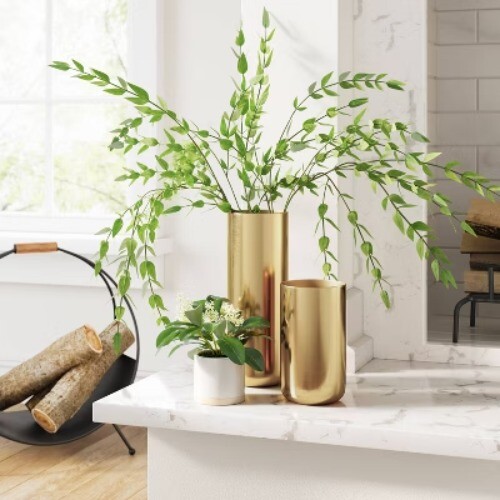 Small Brass Vase - Threshold™