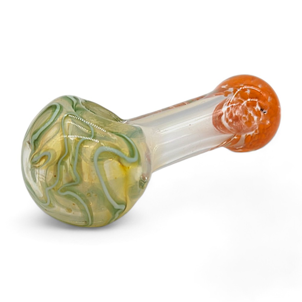 4.5" Thick Glass Tobacco Spoon Pipe