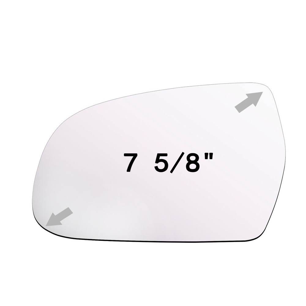 Mirror Glass For 2010-2016 Audi A4 A5 Quattro Driver Left Side LH