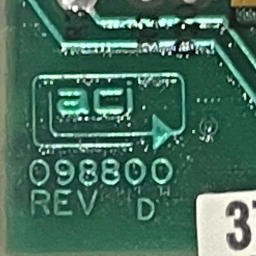 USED ACI 098800 REV. D Circuit Board