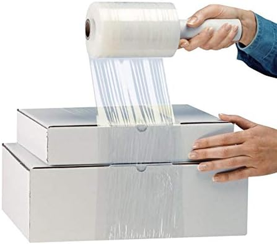 2 Pack Mini Hand Stretch Wrap 5" 1000 Ft Rolls Industrial Strength Clear New