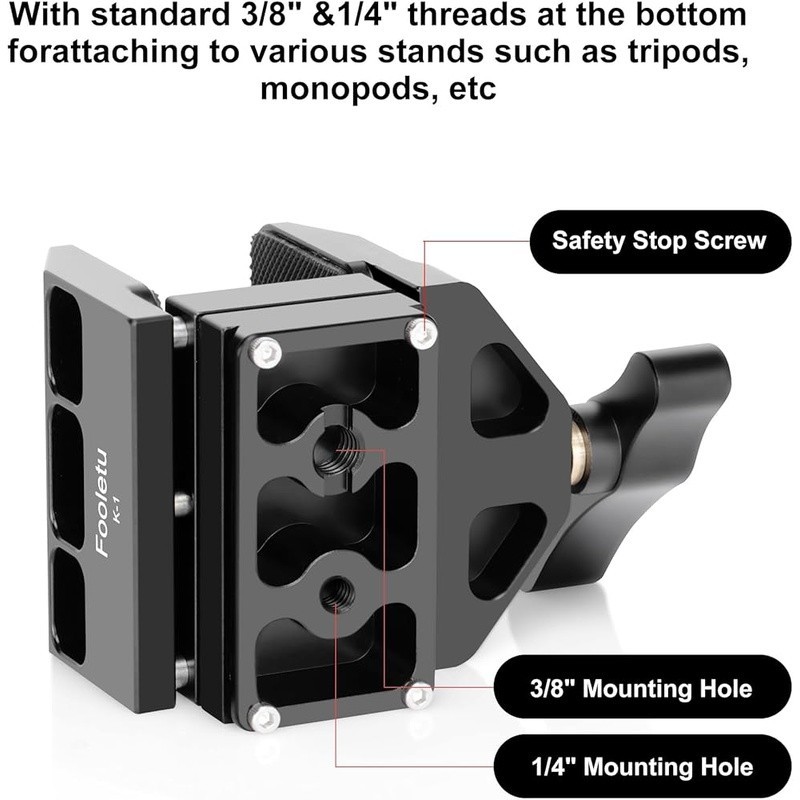 Shooting Saddle Mount Hunting Tripod Rest with Quick Release Plate Gun Clamp
