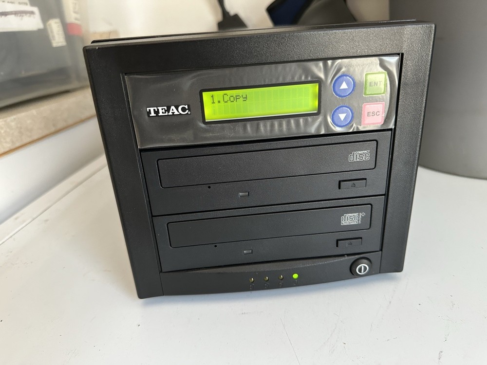 TEAC 1X1 Stand Alone CD Duplicator  Model CDW-D11 Virtually Brand New