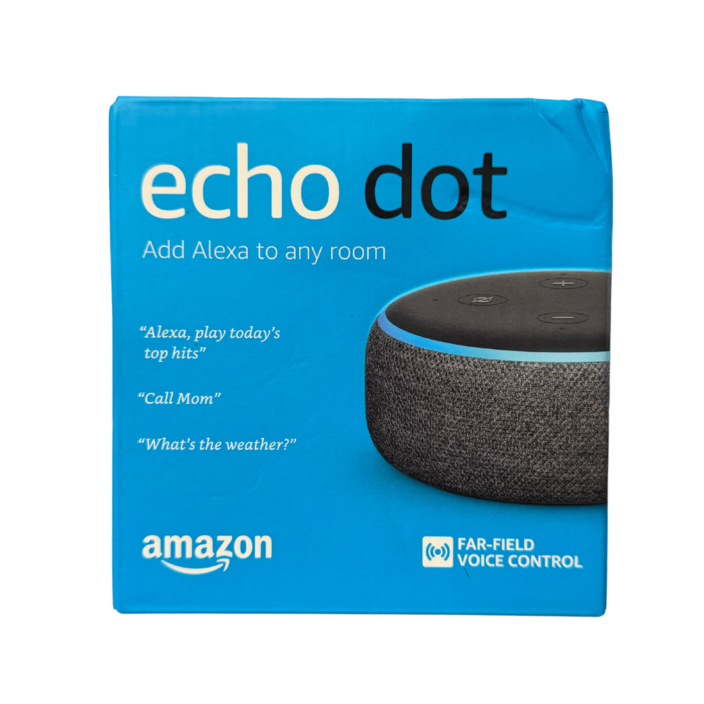 Amazon Echo Dot (3rd Generation) Smart Speaker Alexa Charcoal - NEW sealed