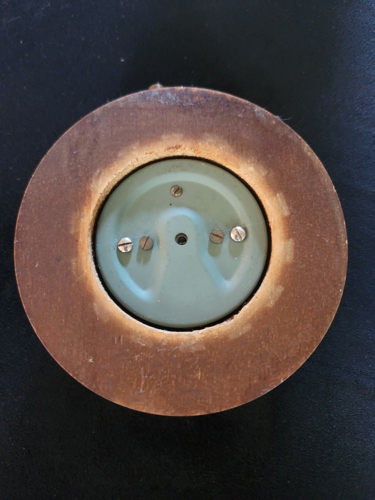 Vintage German Aneroid Barometer Round Wall Mount Untested