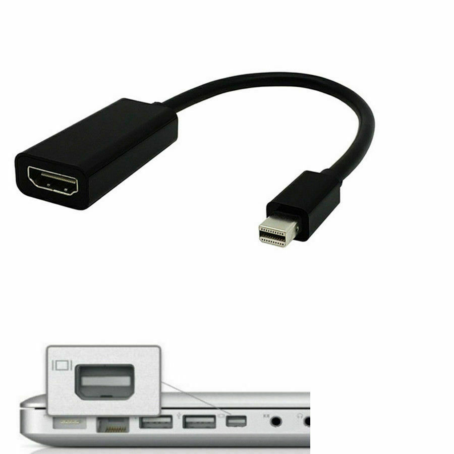 Mini DisplayPort Thunderbolt To HDMI Adapter For Microsoft Surface Pro BLK WHT