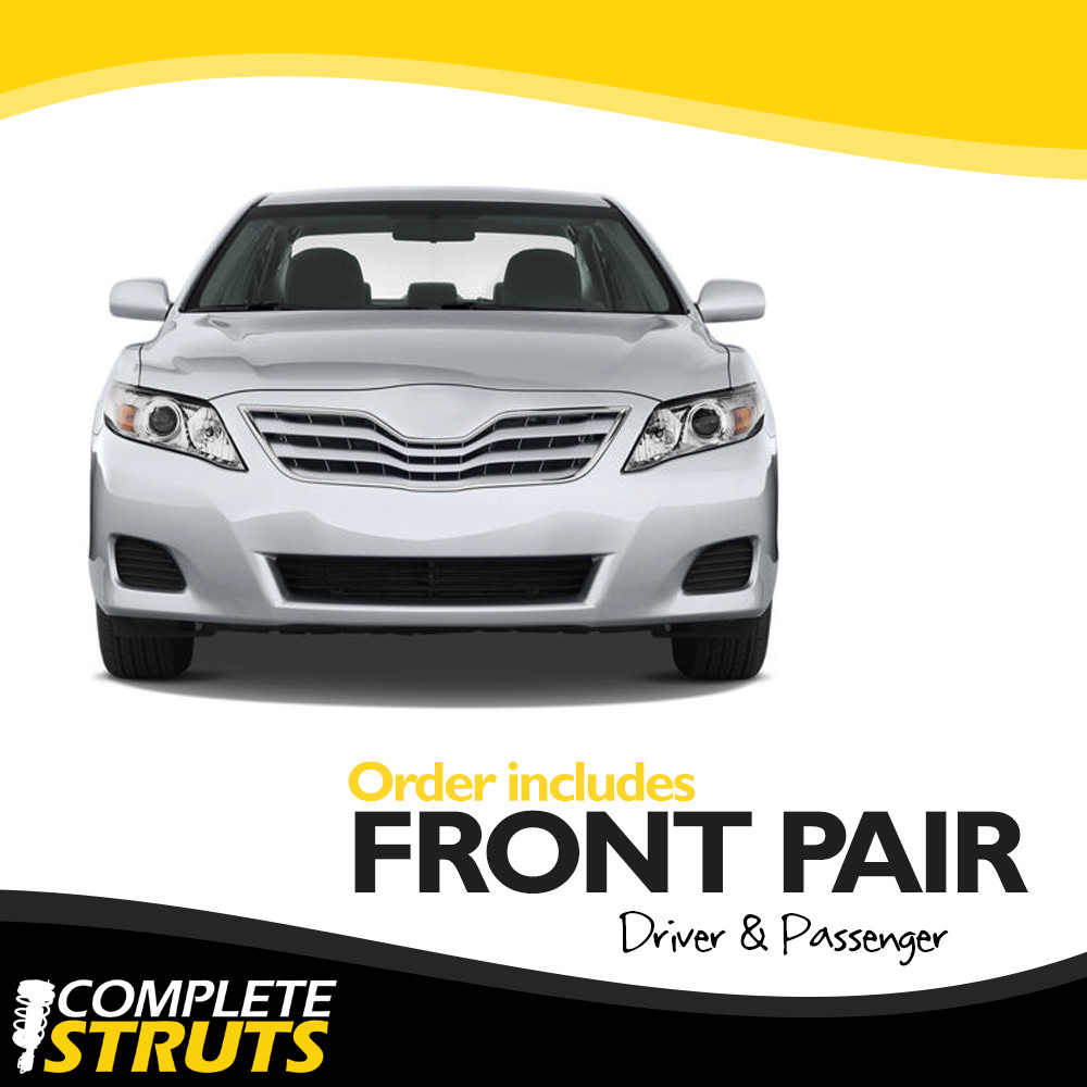 Front Pair Complete Struts & Coil Spring Assemblies for 2010-2014 Subaru Legacy