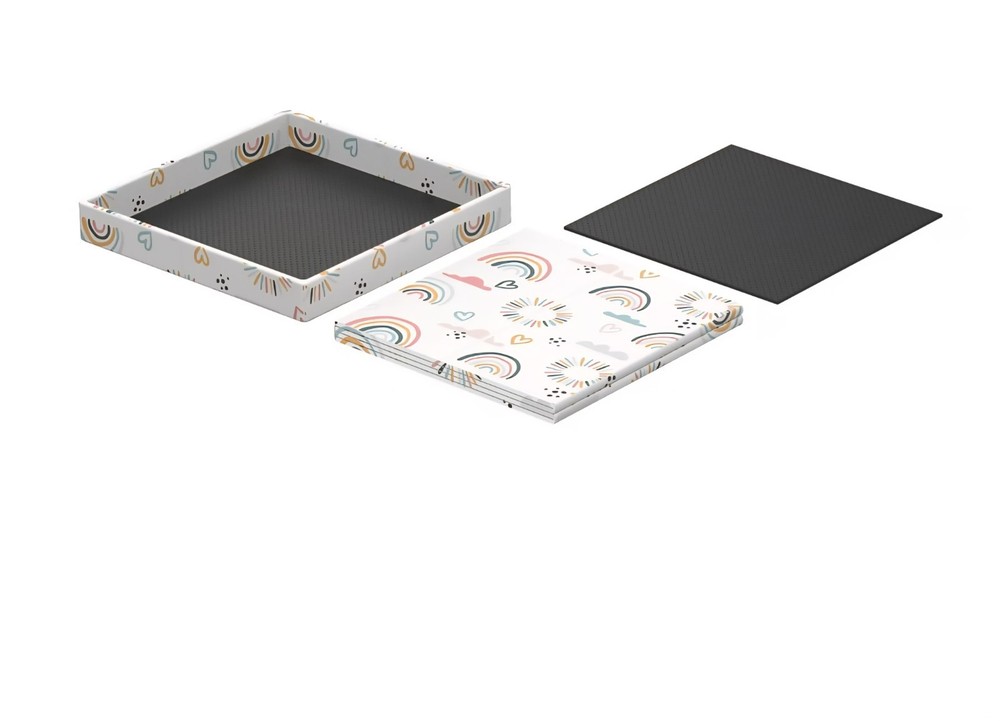 Kvell Storage Ottoman..colorful Design..dimensions On Package