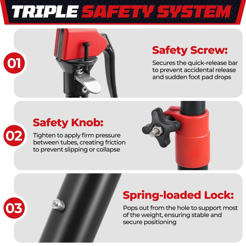 Cabinet Jacks for Installing Cabinets, Heavy Duty Third Hand Tools Adjustable...