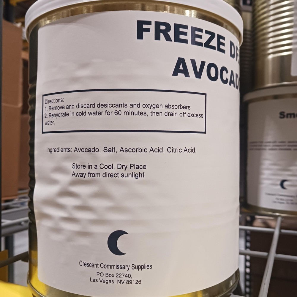 Freeze-Dried Avocado Slices