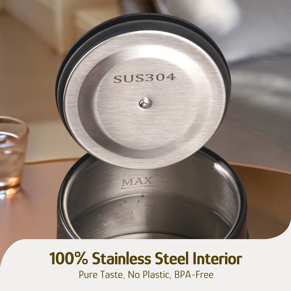 Gooseneck Electric Kettle - 0.8L / 27oz, Precise Temperature Control, 4-Hour ...