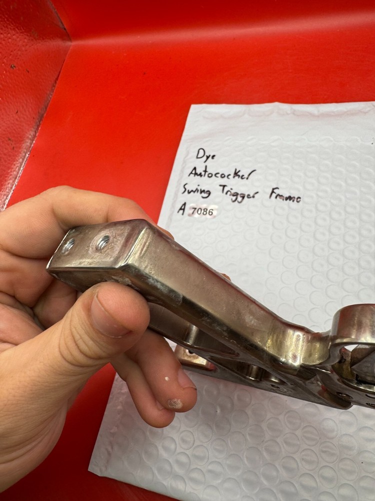 Dye Autococker Swing Trigger Frame Silver