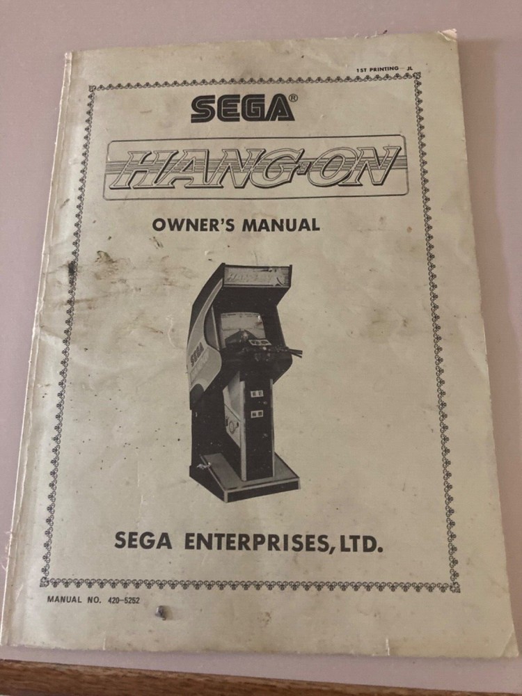 Hang On Arcade Manual