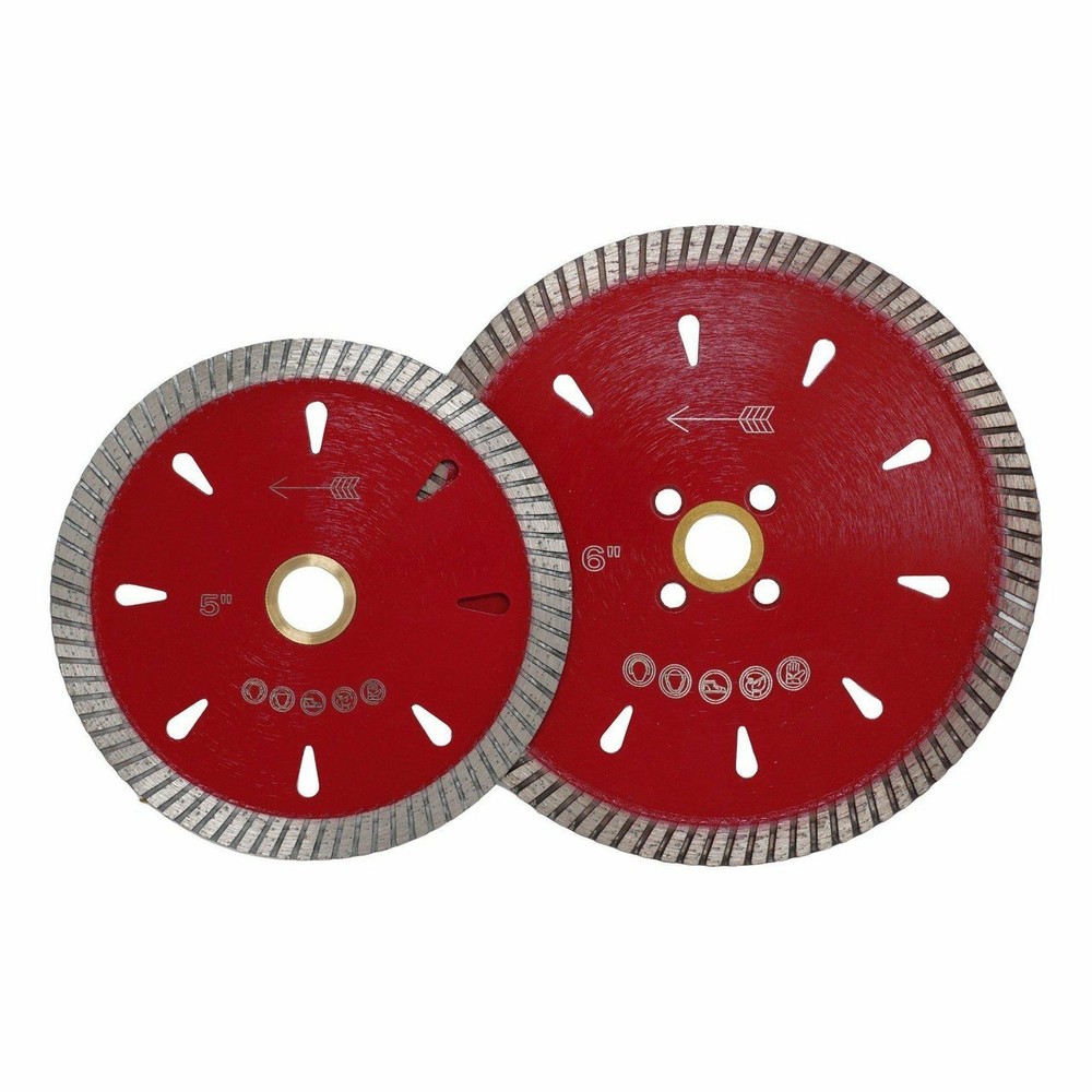 5" 6" Long Life Diamond Turbo Blade - Granite, Engineered Stone