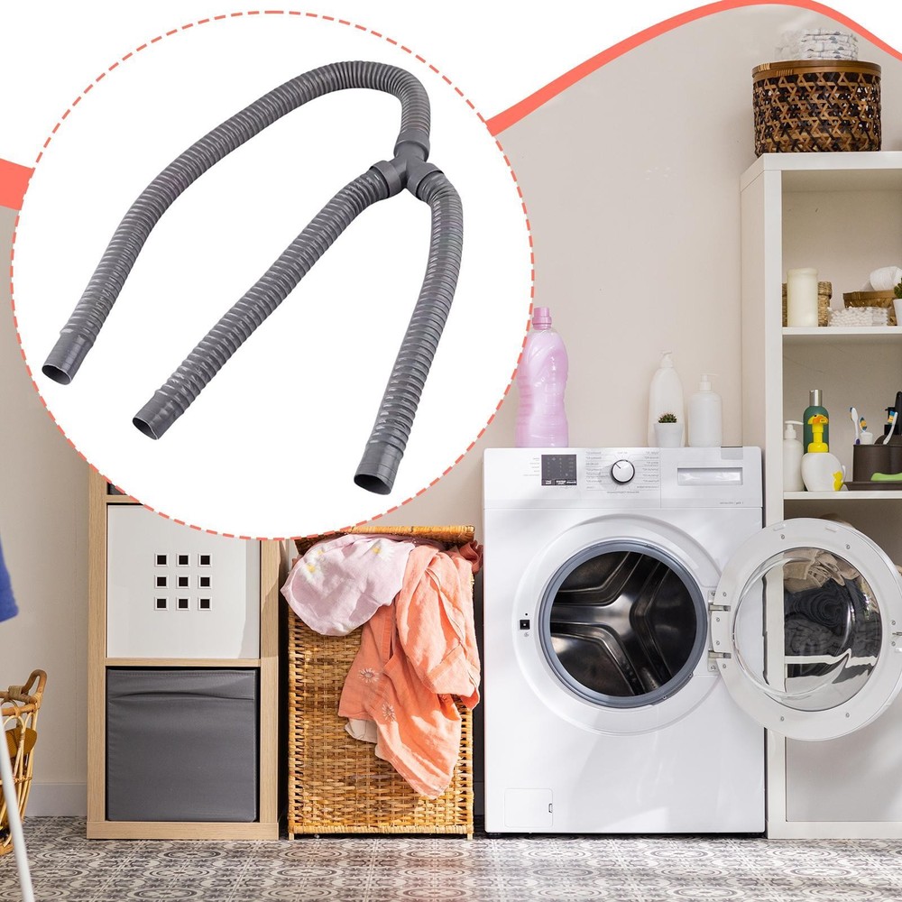 Double Sink Drain Kit Drainage Hose Practical Expandable Versatile Sewer Drain