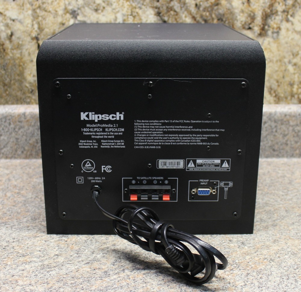 Klipsch ProMedia 2.1 THX Premium Desktop Speaker System