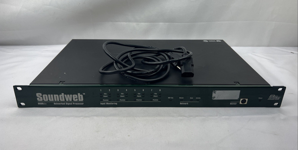 BSS SoundWeb 9088iis Networked Signal Processor w/Power Cable