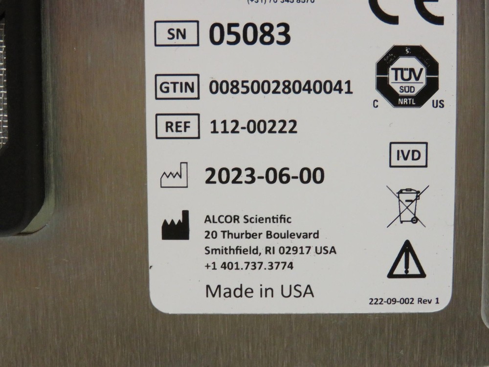 2023 Alcor iSED Elite Automated ESR analyzer