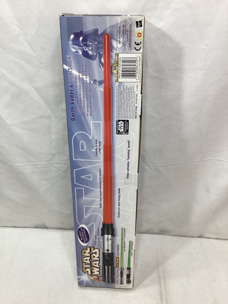 NEW 2003 Star Wars Darth Vaders Lightsaber Electronic Boxed Throne Room Duel