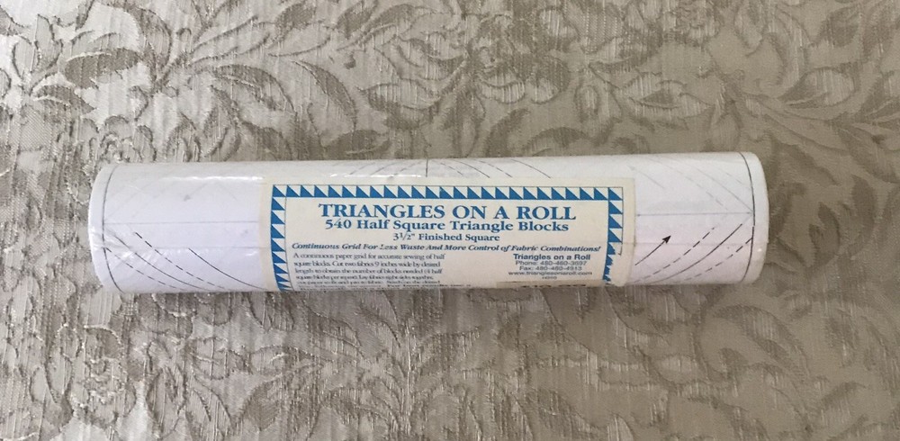 Triangles On A Roll 540 Half Square Triangle Blocks 3-1/2” Finished - NEW