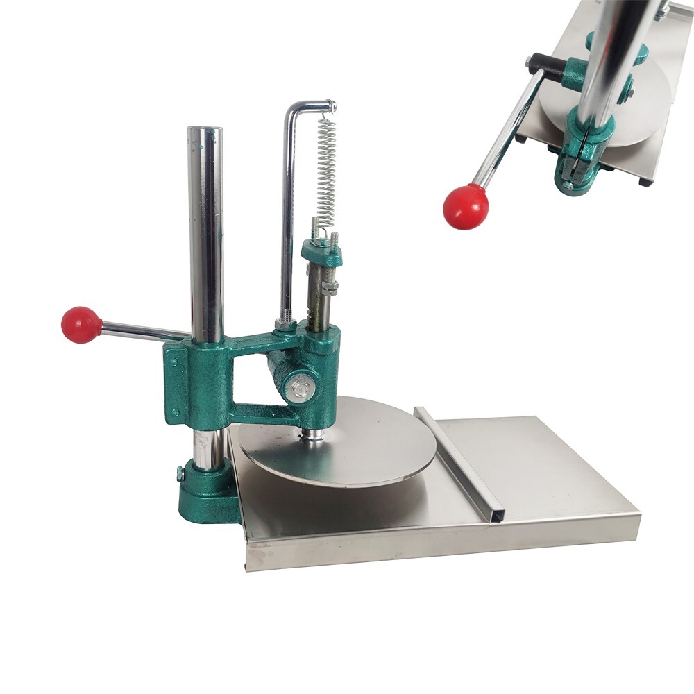 Circular Pizza Dough Press Machine 20cm Manual Pizza Dough Processor