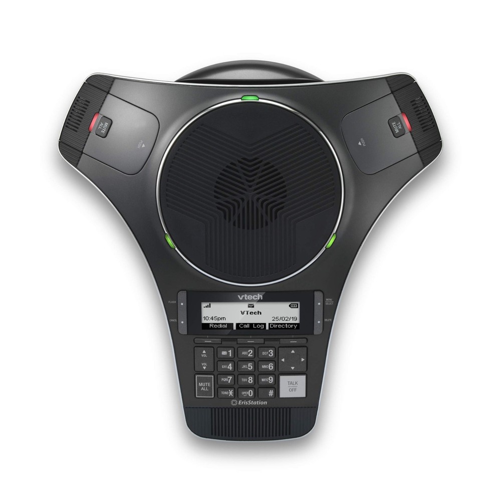 VTech VCS712 ErisStation DECT 6.0 Wireless Conference Phone With Two Wireless