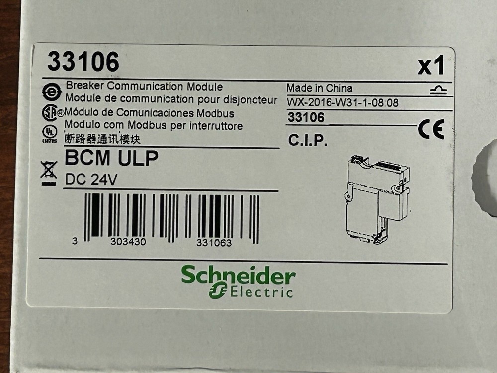 SCHNEIDER 33106 BCM ULP BREAKER COMMUNICATION MODULE FOR MASTERPACT NW , NT