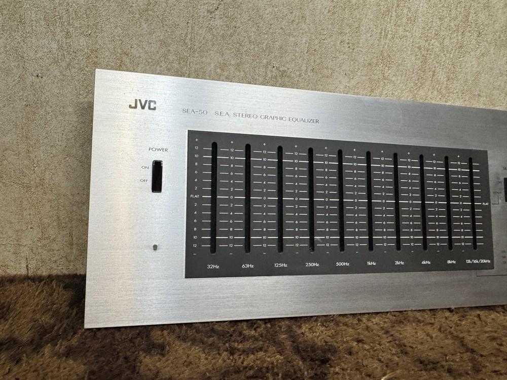 JVC SEA-50 Stereo Equalizer Faceplate Only Excellent Shape