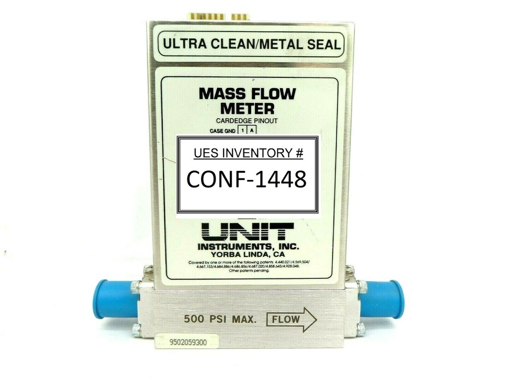 UNIT Instruments UFC-8160 Mass Flow Controller MFC 1 SLM N2 Working Surplus
