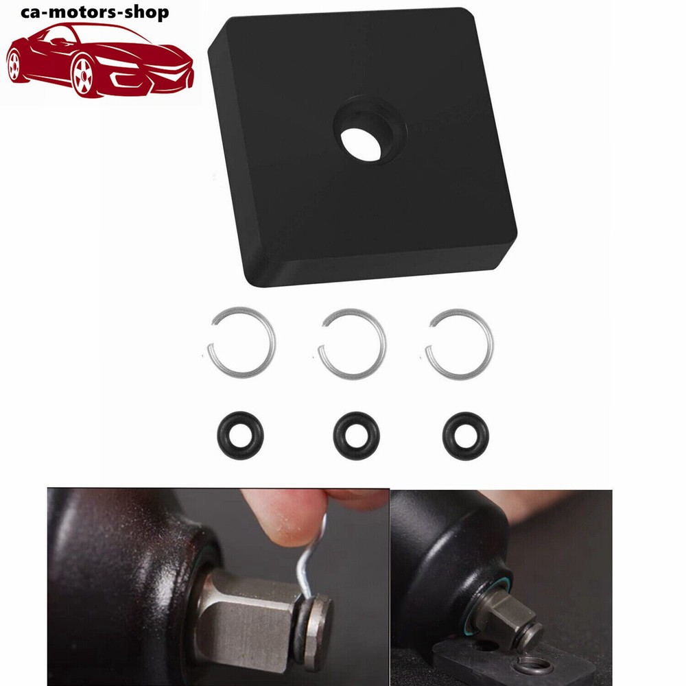 For Milwaukee Type 3/8" Impact Wrench Retaining Ring Clip with O-Ring (3 sets)