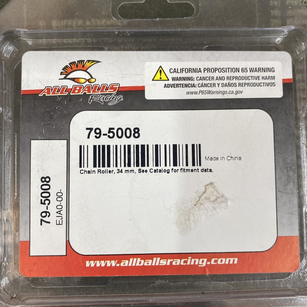 All Balls - 79-5008 - Chain Roller, Black