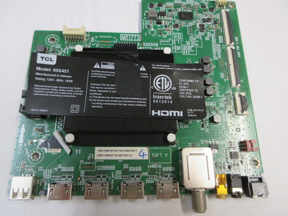 TCL  30800-000498 Main Board for 65S451.