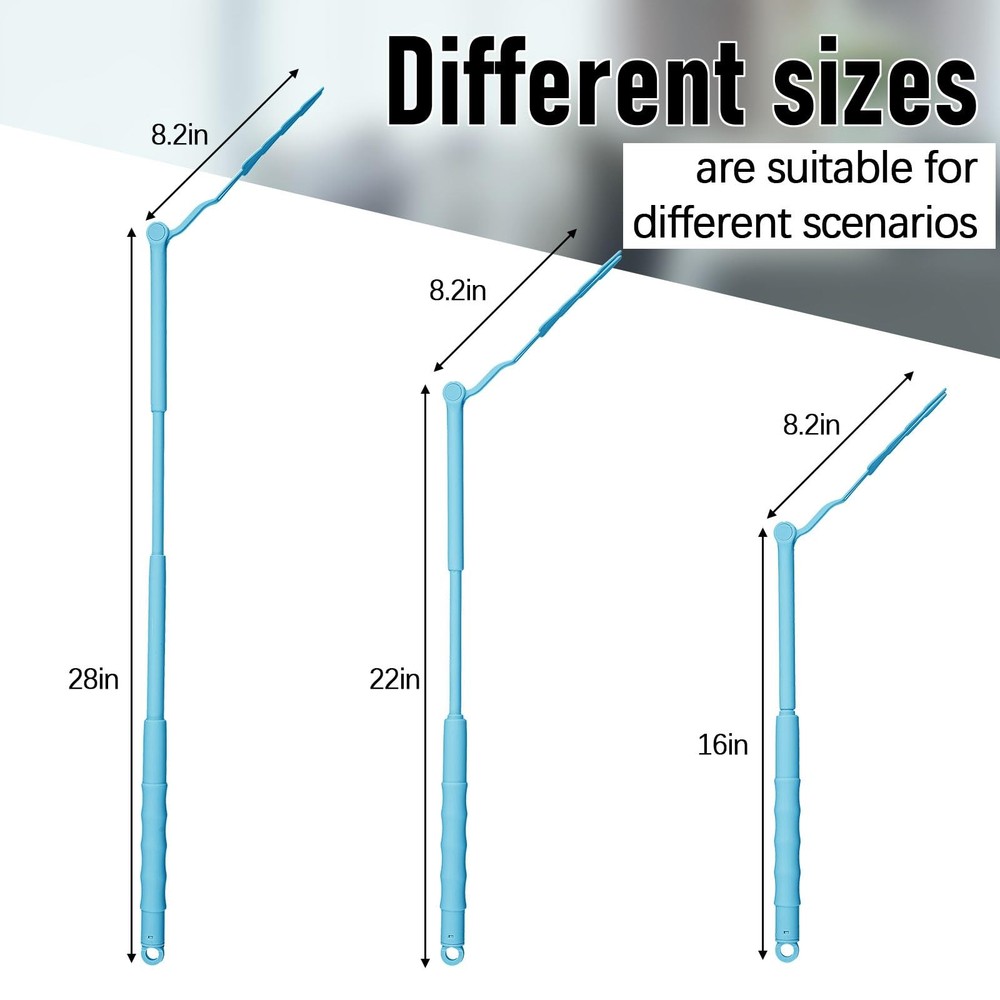 4 Pcs 3 ft Replacement Handles Compatible with Duster Refills, Extendable Lon...