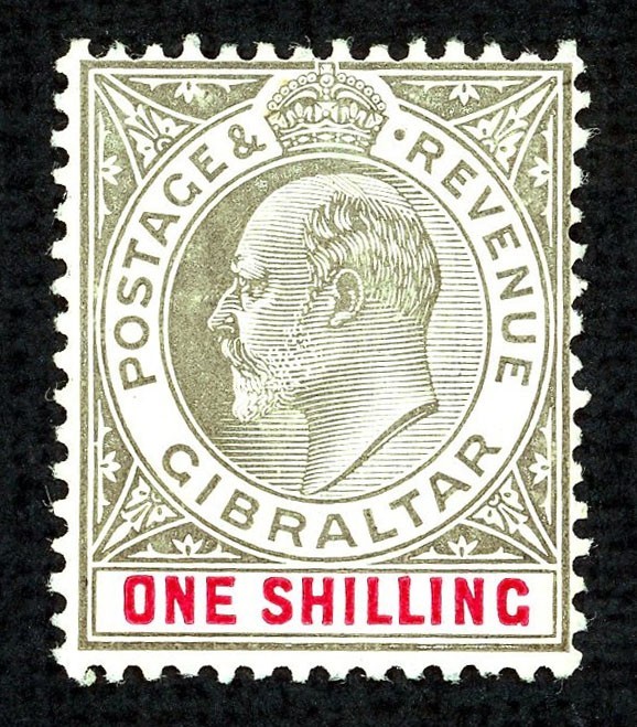 Stamp Gibraltar, Scott # 44 Mint VLH