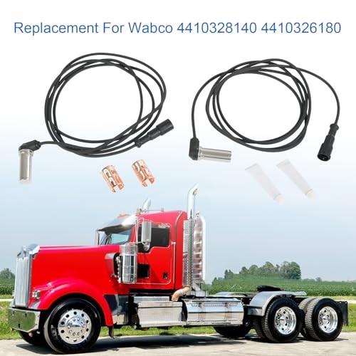 RUIANOMG ABS Wheel Speed Sensor 2 PCS Replacement for Wabco 4410328140