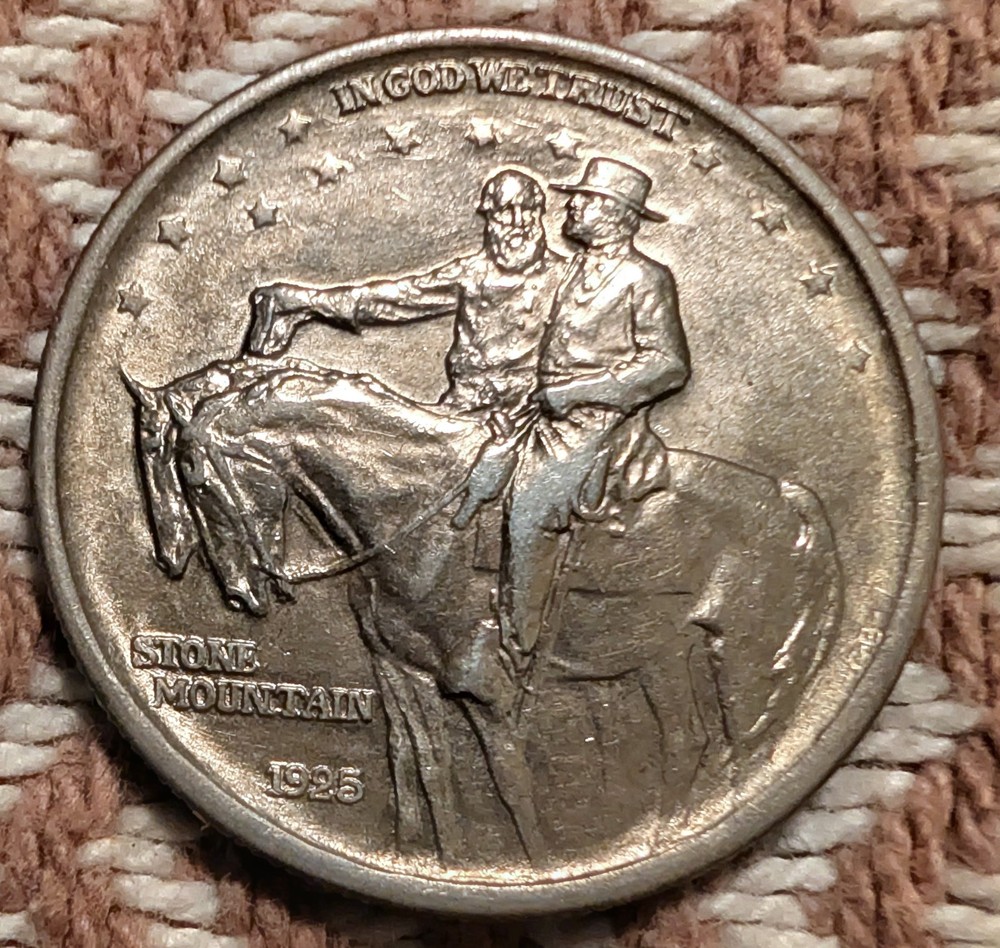 1925 Stone Mountain Commemorative Half Dollar .900 Silver