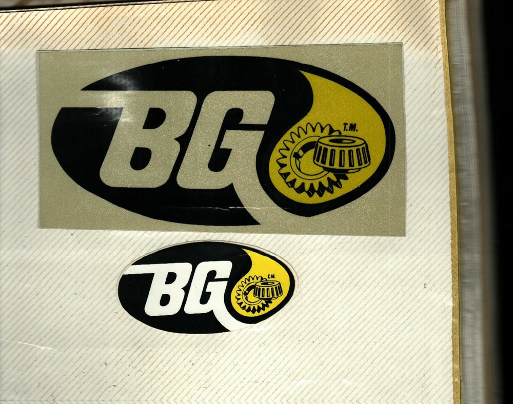 NICE LARGE & SMALL AUTOMOTIVE BG BEARINGS COAL MINING STICKERS # 1118