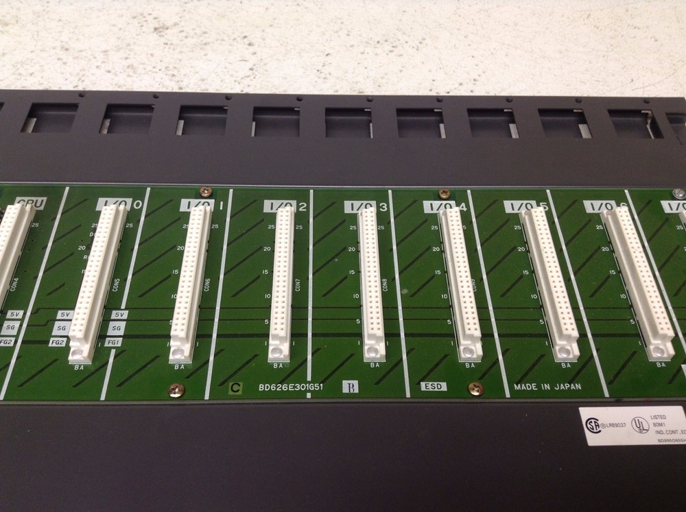 Mitsubishi Melsec A38B-UL Rack Chassis Unit A38BUL